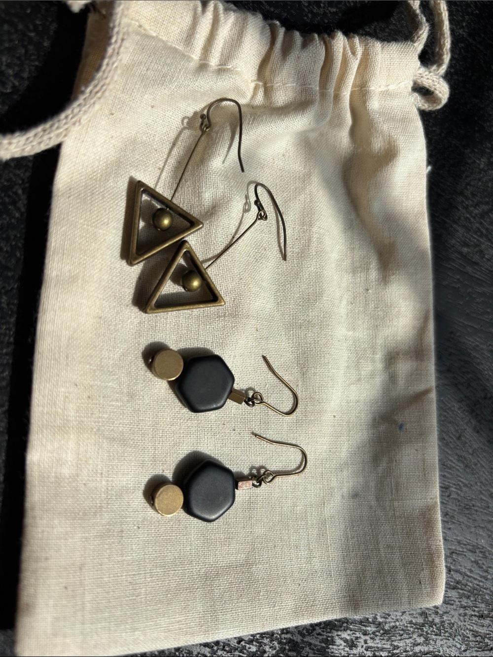 Handmade earrings from boutique. Sold as a set